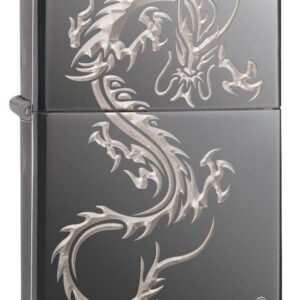 Zippo Chinese Dragon Design Windproof Pocket Lighter