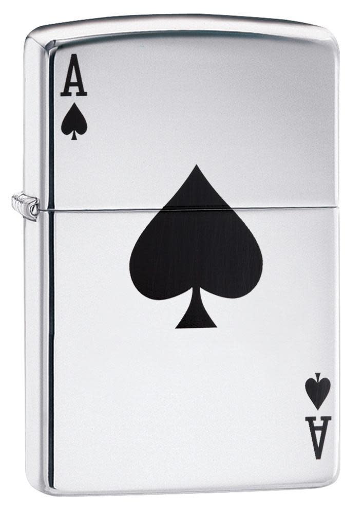 Zippo Simple Spade Design Windproof Pocket Lighter