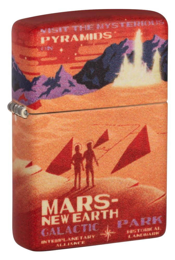 Zippo Mars Design Windproof Pocket Lighter